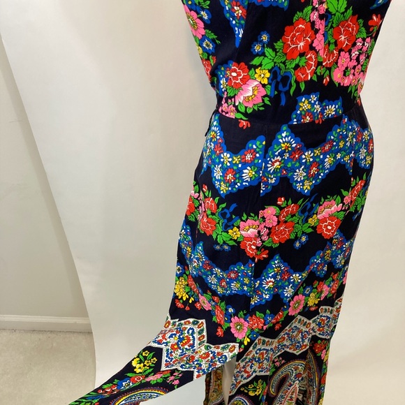 60’s Backless Bohemian Maxi - Picture 6 of 7